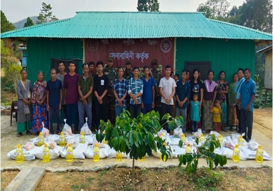 পাহাড়ে শান্তি, সম্প্রীতি ও উন্নয়নে সেনাবাহিনীর অবিচল অঙ্গীকার