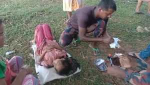 সাজেকের শিয়ালদাহ পাড়ায় মুমূর্ষ শিশু নমি ত্রিপুরার জীবন রক্ষা করল বিজিবি