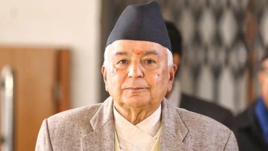 প্রধানমন্ত্রীর পর পদত্যাগ করলেন নেপালের প্রেসিডেন্ট রাম চন্দ্র