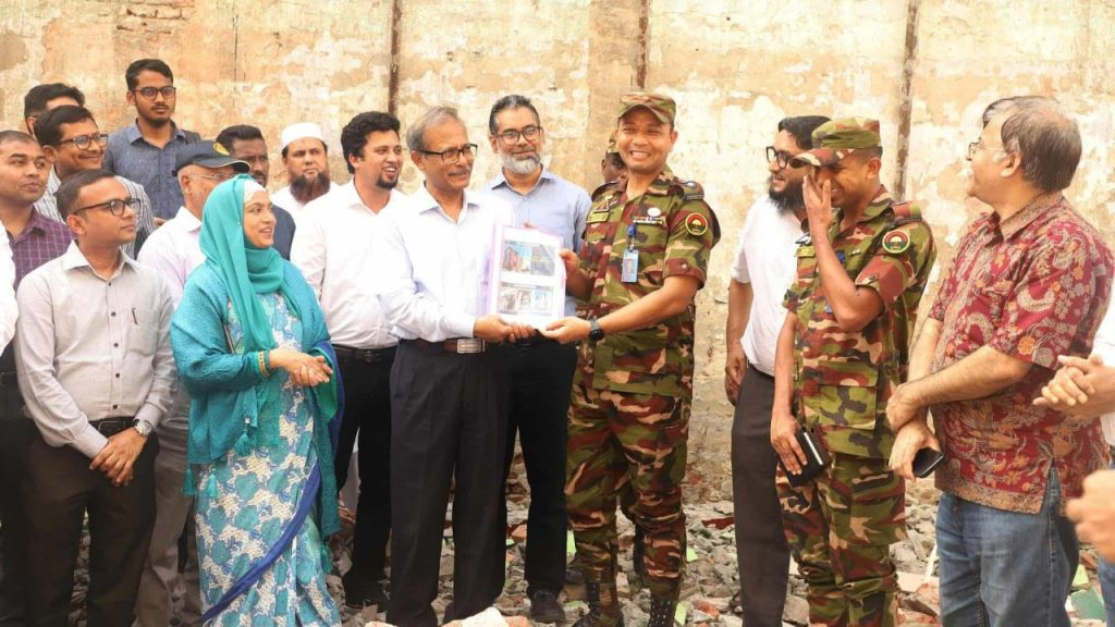 জগন্নাথ বিশ্ববিদ্যালয়ের ২ আবাসিক হলের কাজ সেনাবাহিনীকে হস্তান্তর