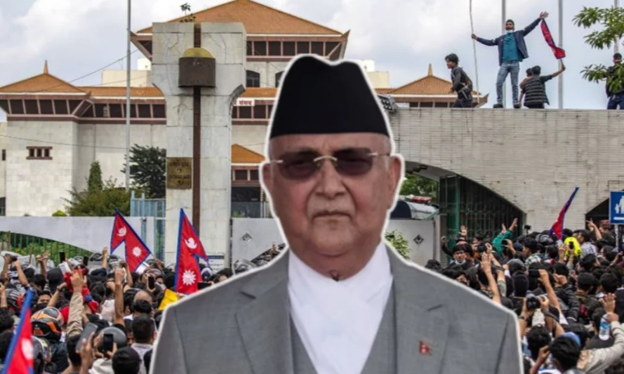 ক্ষমতাচ্যুতির পর প্রথম বিবৃতিতে তীব্র ভাষায় ভারতের সমালোচনা করলেন অলি