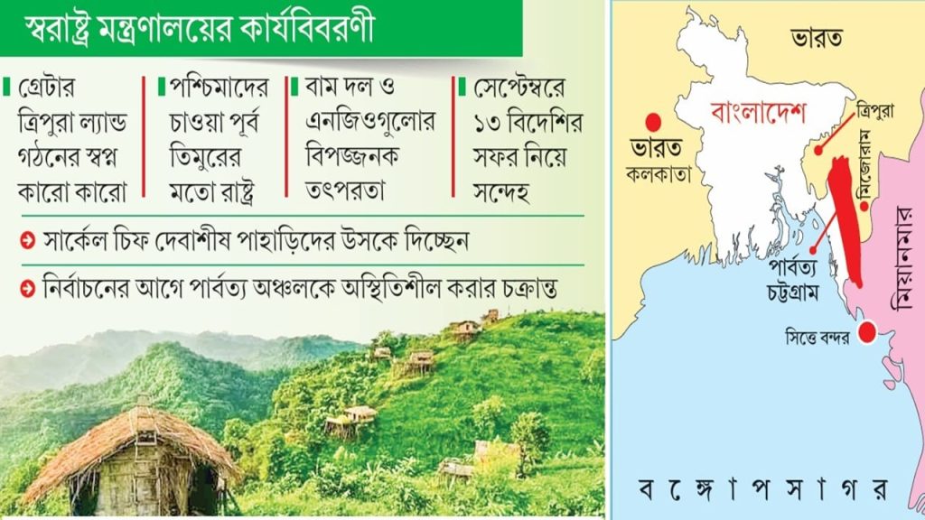 পার্বত্য চট্টগ্রাম অঞ্চল ঘিরে বিদেশিদের মহাপরিকল্পনা