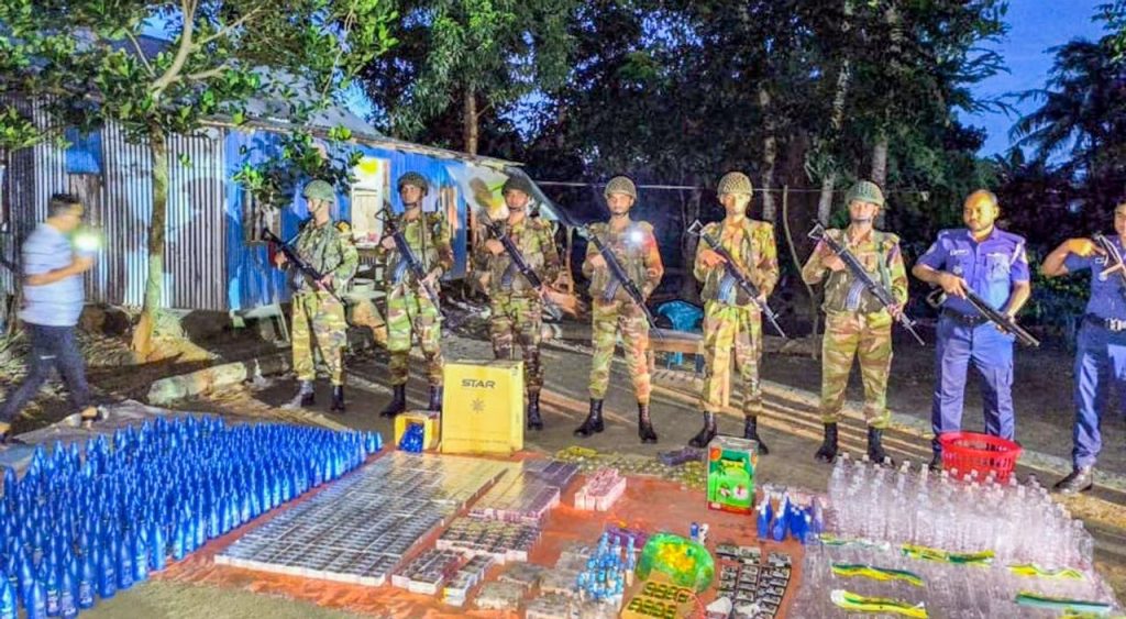 সপ্তাহজুড়ে যৌথ বাহিনীর অভিযানে সারাদেশে আটক ৬৯