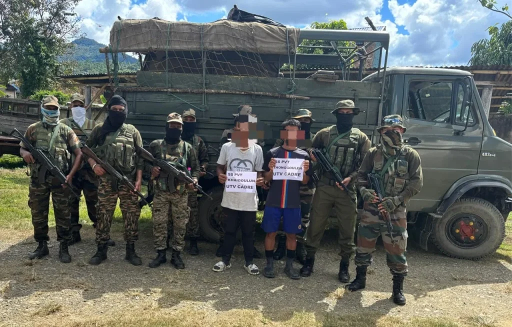 মণিপুরে মিয়ানমারভিত্তিক সশস্ত্র সংগঠনের দুই সদস্য গ্রেপ্তার করেছে আসাম রাইফেলস