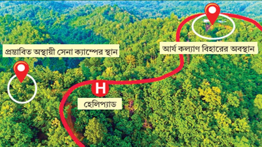 খাস জমিতে সেনা ক্যাম্প স্থাপনে বাধা দিচ্ছে ইউপিডিএফ, নীরব সরকার