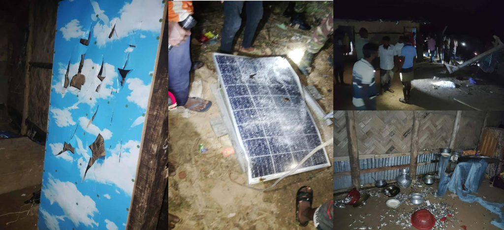 বাঘাইছড়িতে জেএসএস সন্ত্রাসীদের হামলা: বাঙালি জজ মিয়ার বাড়িঘর ভাঙচুর ও লুটপাট