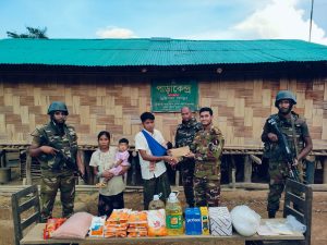 সহিংস পাহাড়ে সেনাবাহিনীর শান্তির ছোঁয়া—এক মাসের শিশুর মুখে ফের জীবনের হাসি