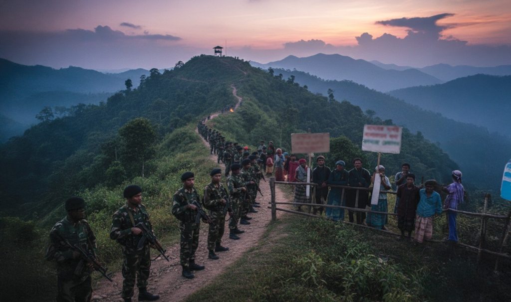 ভারতের প্রতিটি পাহাড়ে চলছে সেনাবাহিনীর দাপট, দেশে সেনা হটাও স্লোগান