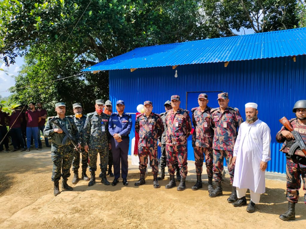 বাঘাইছড়ির উলুছড়ি আনসার ক্যাম্পের জরাজীর্ণ আবাসন সংস্কার করল মারিশ্যা জোন