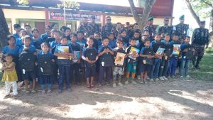 সীমান্ত সুরক্ষার পাশাপাশি পানছড়ির দুর্গম অংজ পাড়ায় বিজিবির মানবিক কর্মসূচি