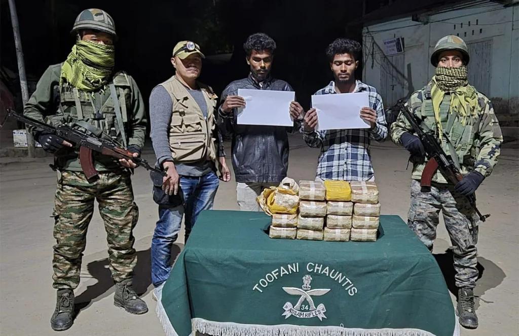 মিজোরামে আসাম রাইফেলস ও পুলিশের যৌথ অভিযানে ৪৫ কোটি টাকার ইয়াবা জব্দ