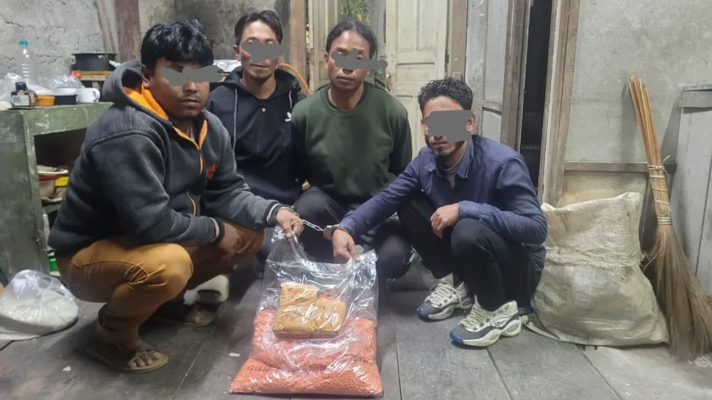 মিজোরামে যৌথ অভিযানে ইয়াবা–হেরোইন উদ্ধার, ২ মিয়ানমার নাগরিকসহ গ্রেপ্তার ৪