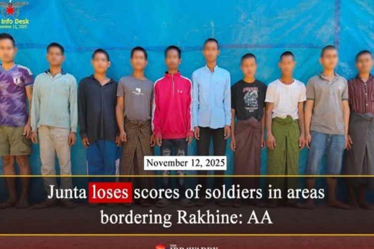 রাখাইন সীমান্তে জান্তা বাহিনী বহু সৈন্য হারিয়েছে: আরাকান আর্মি