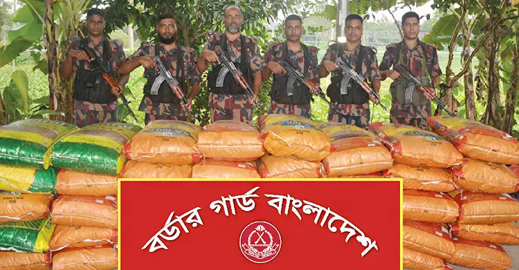 হবিগঞ্জে ৫৫ বিজিবির অভিযান: কোটি টাকার ভারতীয় চোরাই পণ্য জব্দ