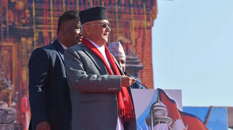 তিন মাস পর বিশাল সমাবেশে নেপালের সাবেক প্রধানমন্ত্রী বললেন, ‘আমরা জেন-জি বিরোধী নই’