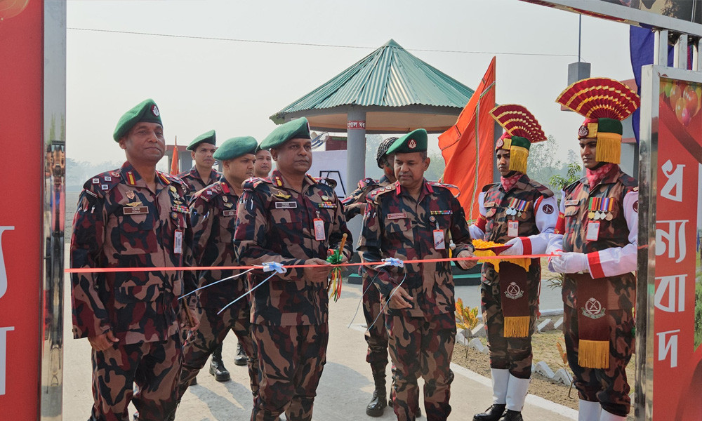 পঞ্চগড় সীমান্তে নিরাপত্তা জোরদারে বিজিবির সরদারপাড়া বিওপি উদ্বোধন