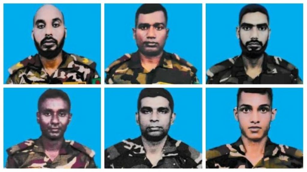 সুদানে নিহত ৬ বাংলাদেশি শান্তিরক্ষীর মরদেহ দেশে পৌঁছেছে