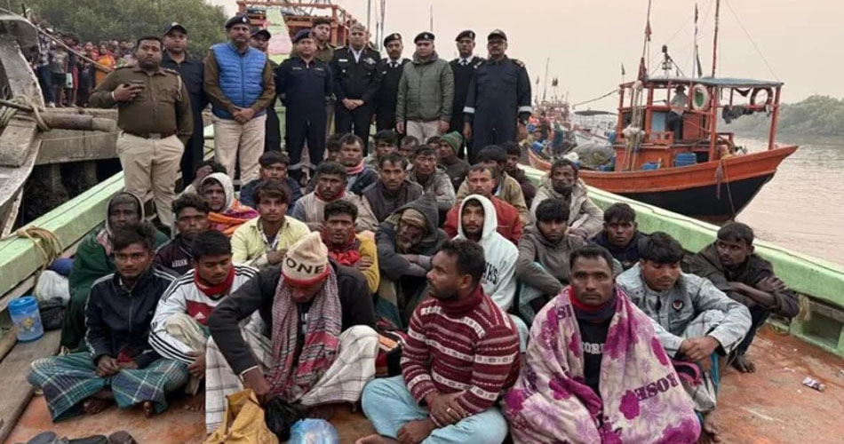 ৩৫ বাংলাদেশিকে ধরে নিয়ে গেল ভারতীয় কোস্ট গার্ড