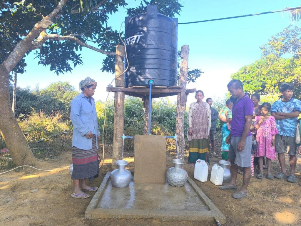 জুরাছড়ির দুর্গম শৈয়ালপাড়া ও থাচিপাড়ায় বিশুদ্ধ পানির সংকট লাঘব করল সেনাবাহিনী