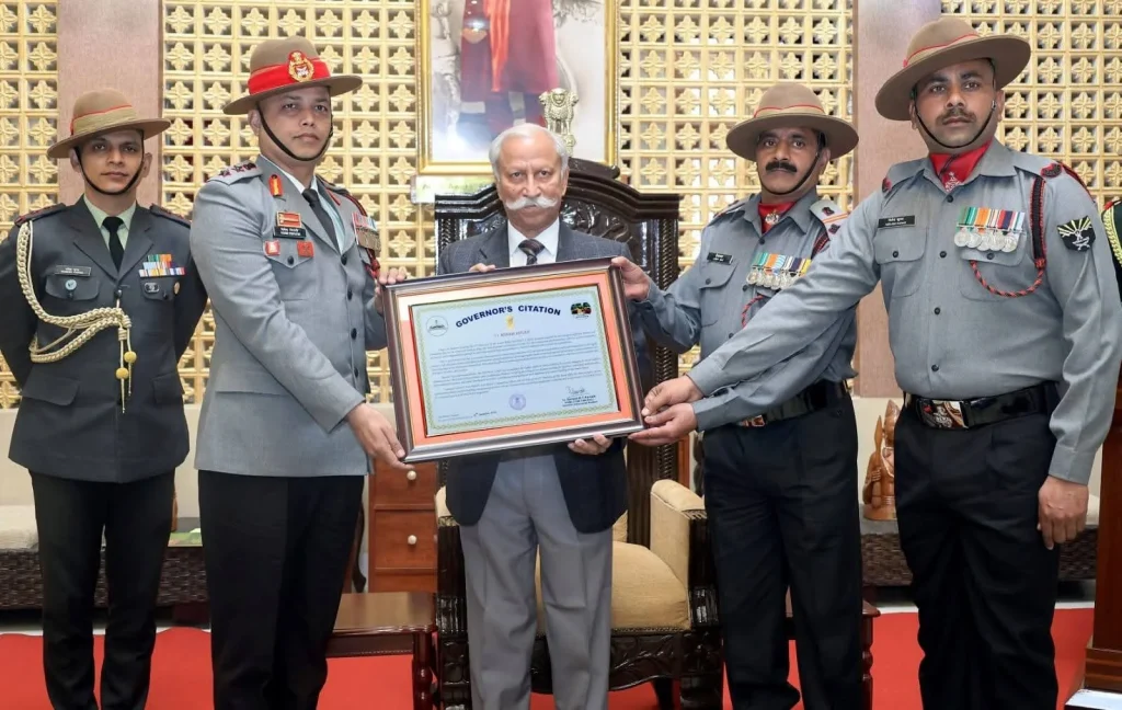 সন্ত্রাস দমনে সাফল্য: আসাম রাইফেলসের ১১ ব্যাটালিয়নকে প্রদান করা হলো ‘গভর্নরস সাইটেশন’