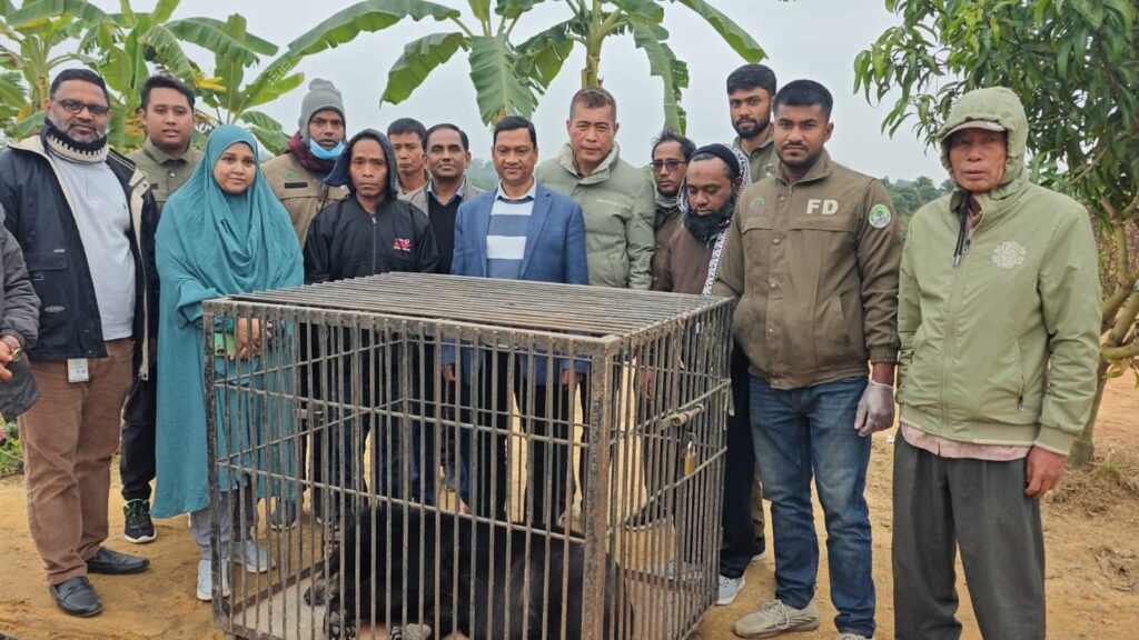খাগড়াছড়িতে বনবিভাগের হাতে তিনটি বন্যপ্রাণী তুলে দিলেন প্রাণিপ্রেমী নবদ্বীপ চাকমা