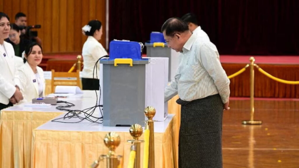 মিয়ানমারের জাতীয় নির্বাচনে জয়ের দাবি সেনা-সমর্থিত দলের