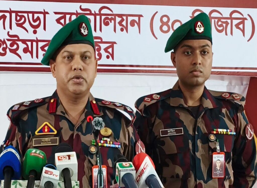 নির্বাচন সামনে রেখে পাহাড়ি সীমান্তে বিজিবির সর্বোচ্চ সতর্কতা, পূর্ণমাত্রায় মোতায়েন ১ ফেব্রুয়ারি থেকে