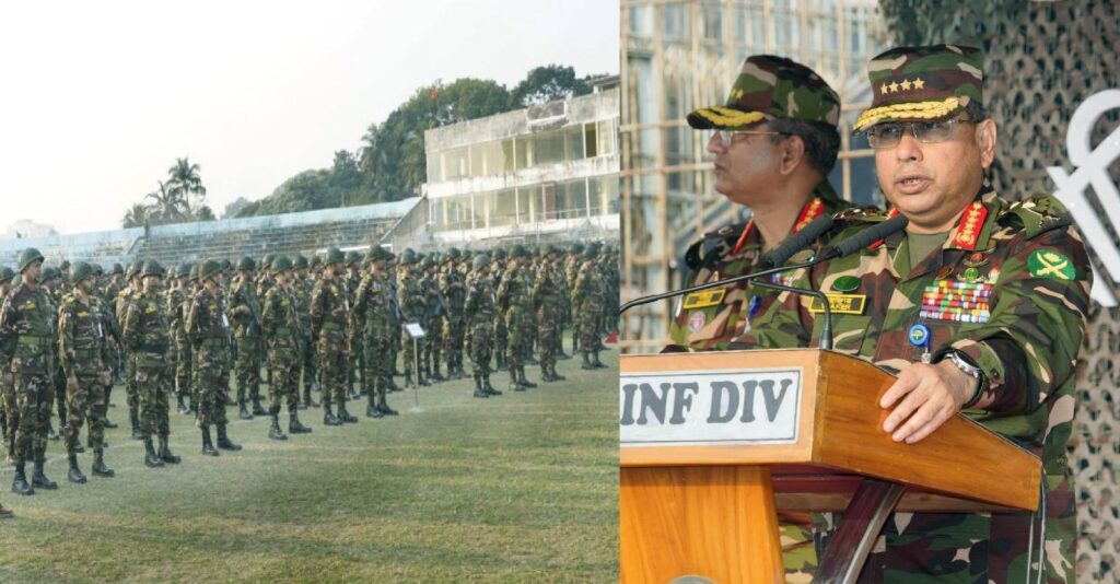 নির্বাচন ও গণভোট ঘিরে আইনশৃঙ্খলা পর্যালোচনা: চট্টগ্রাম ও কুমিল্লা এরিয়া পরিদর্শনে সেনাবাহিনী প্রধান