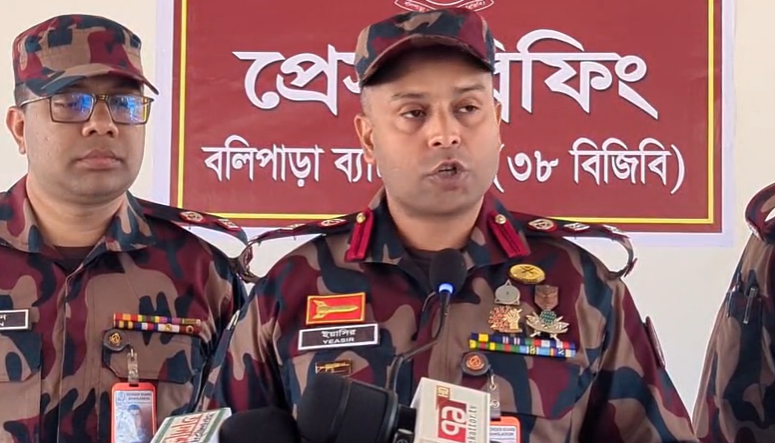 নির্বাচনে শান্তি ও নিরপেক্ষতা নিশ্চিত করতে প্রস্তুত থানচির ৩৮ বিজিবি