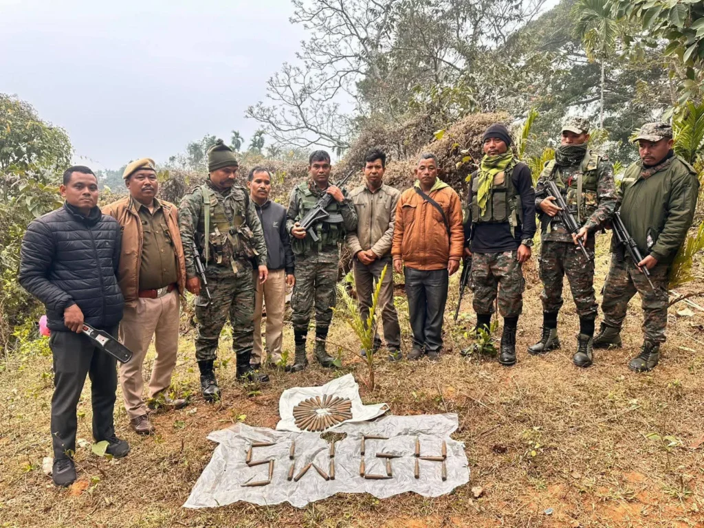 মেঘালয়ে মাটিচাপা অবস্থায় বিপুল পরিমাণ বিমানবিধ্বংসী গোলাবারুদ উদ্ধার