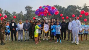 নারীদের ক্রীড়া উন্নয়নের লক্ষ্যে লক্ষীছড়ি জোনের তত্ত্বাবধানে সম্প্রীতি ফুটবল টুর্নামেন্ট উদ্বোধন