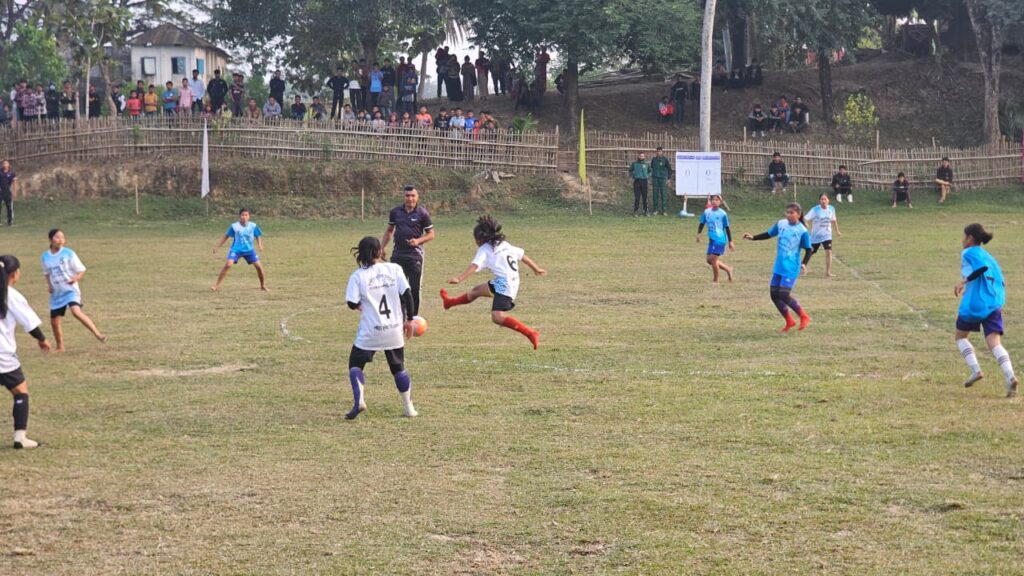 নারীদের ক্রীড়া উন্নয়নের লক্ষ্যে লক্ষীছড়ি জোনের তত্ত্বাবধানে সম্প্রীতি ফুটবল টুর্নামেন্ট উদ্বোধন