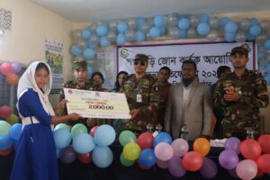 লক্ষীছড়ি সরকারি কলেজে বার্ষিক ক্রীড়া প্রতিযোগিতার পুরস্কার বিতরণ, শিক্ষার্থীদের পাশে লক্ষীছড়ি জোন