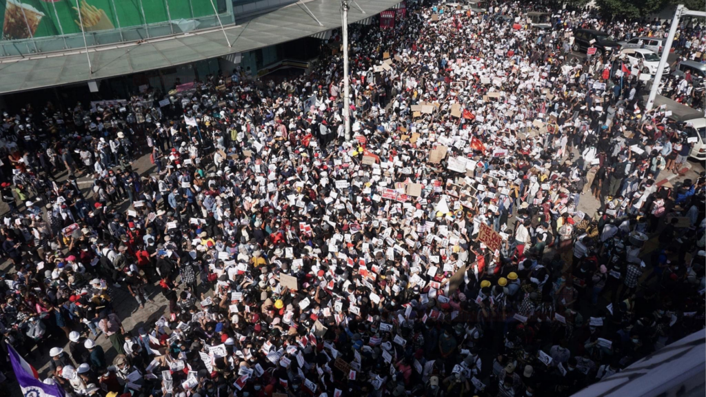 মিয়ানমারে গণতন্ত্র ফেরানোর আন্দোলন: কারাগারে প্রাণ গেছে ২৭৩ জনের