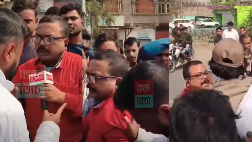 ভুলভাবে খবর প্রচার: এলাকাবাসীর ধাওয়া খেলেন রিপাবলিক বাংলার সাংবাদিক