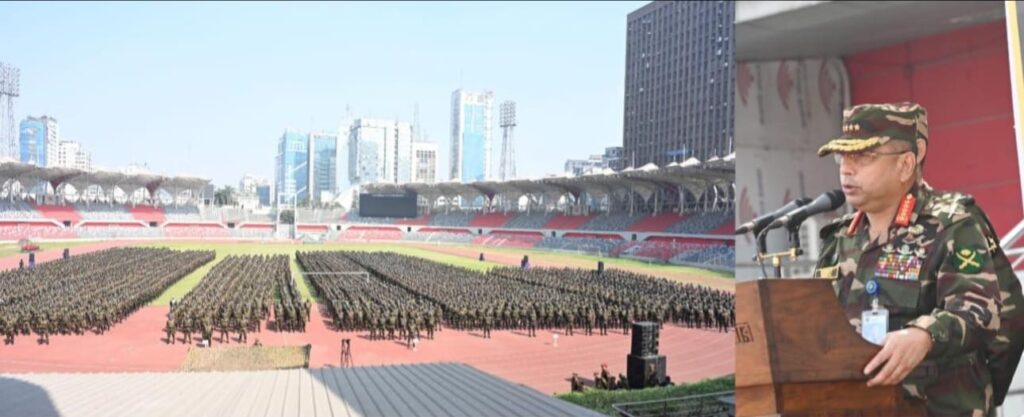 নির্বাচন ও গণভোট ঘিরে রাজধানীতে সেনা প্রস্তুতি পরিদর্শন করলেন সেনাবাহিনী প্রধান