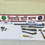 রাজধানীর উত্তরায় যৌথ অভিযানে অবৈধ অস্ত্র ও গোলাবারুদ উদ্ধার