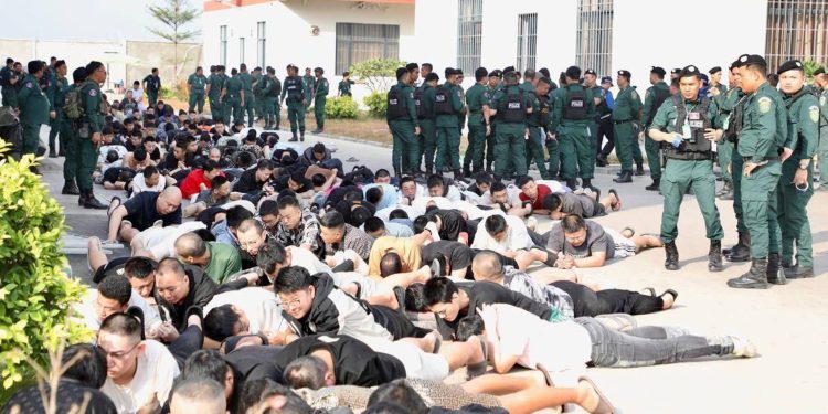 কম্বোডিয়ার অনলাইন জালিয়াতি কারখানায় অভিযান: আটক ১৭৯ মিয়ানমার নাগরিক