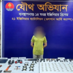 বাসা থেকে ১৩ আগ্নেয়াস্ত্র উদ্ধার, সুব্রত বাইনের সহযোগী বিপু গ্রেপ্তার