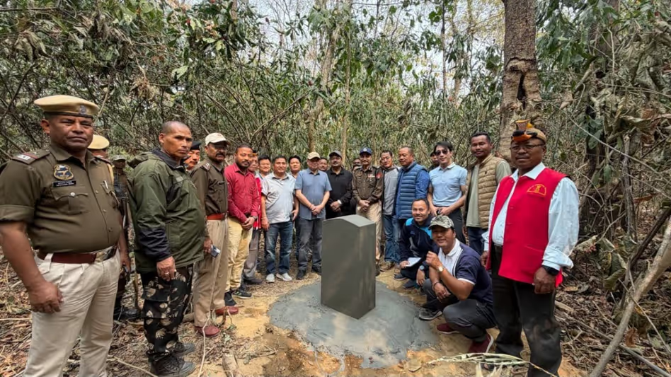 ভারতের অরুণাচল–আসাম সীমান্ত নির্ধারণে প্রথমবারের মত সরকারি পিলার স্থাপন