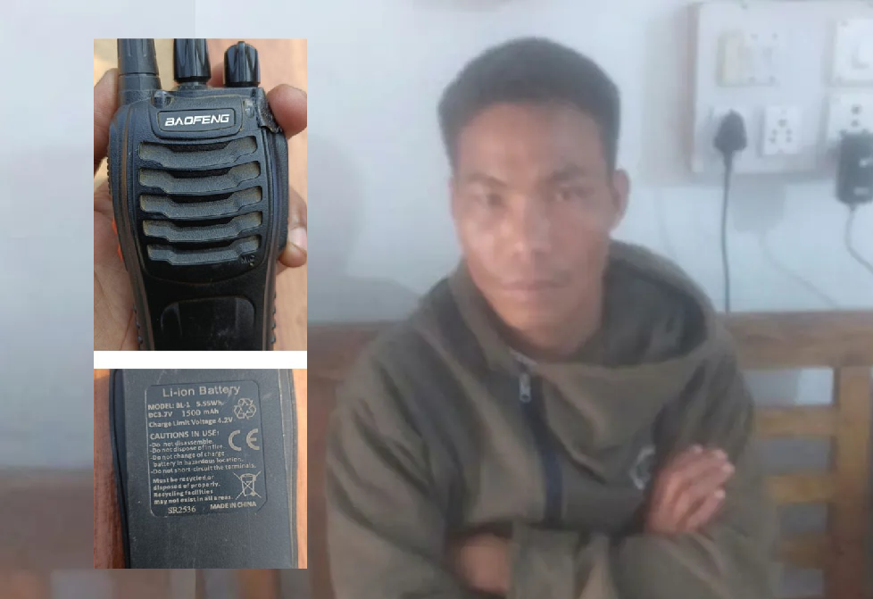 ত্রিপুরায় বিএসএফের হাতে ওয়াকিটকিসহ জেএসএস সন্ত্রাসী আটক