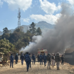 মণিপুরের উখরুলে আবারও গোলাগুলি ও অগ্নিসংযোগ, শতাধিক পরিবার বাস্তুচ্যুত