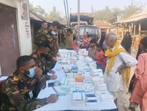 সিন্দুকছড়ি জোনের উদ্যোগে রামগড়ে বিনামূল্যে চিকিৎসা সেবা ও ওষুধ বিতরণ