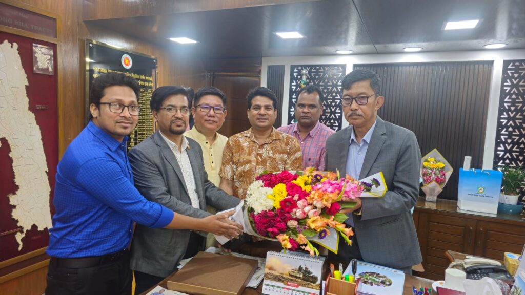 পার্বত্য মন্ত্রী ও প্রতিমন্ত্রীর সঙ্গে ঢাকাস্থ পার্বত্য চট্টগ্রাম সমিতির সৌজন্য সাক্ষাৎ