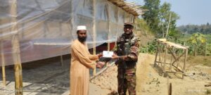 আলীকদম জোনের মানবিক উদ্যোগ: অসচ্ছলদের মাঝে প্রায় তিন লাখ টাকার অনুদান বিতরণ