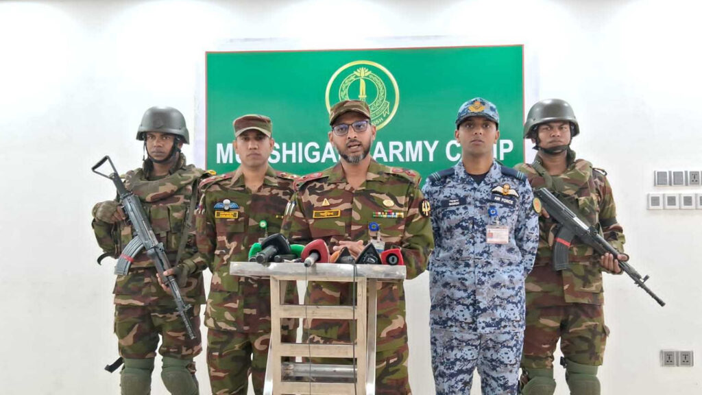 মুন্সীগঞ্জে জসিম হত্যাকাণ্ড পারিবারিক দ্বন্দ্বের জেরে: সেনাবাহিনী