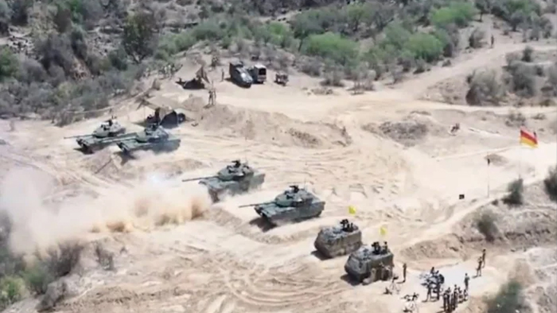 বাংলাদেশসহ ১৯ দেশকে নিয়ে সামরিক মহড়া শুরু করল পাকিস্তান