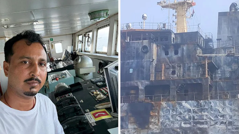 হরমুজ প্রণালিতে তেলবাহী ট্যাংকারে ভয়াবহ হামলা, ২ ভারতীয় নিহত