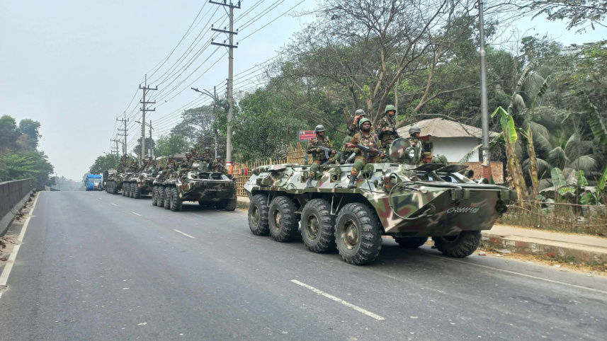 চট্টগ্রামের জঙ্গল সলিমপুরে যৌথ বাহিনীর বিশেষ অভিযান চলছে