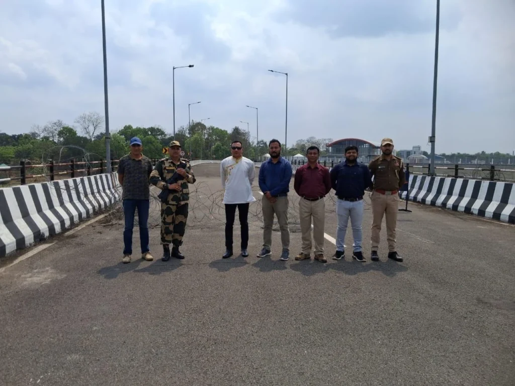 ত্রিপুরার সাবরুম আইসিপি পরিদর্শনে আসাম রাইফেলসের ডিআইজি ব্রিগেডিয়ার নিশান্ত চান্ডেল